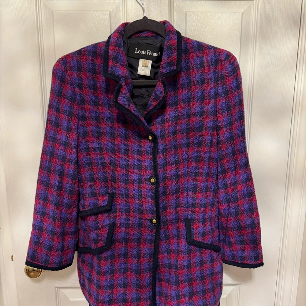 Louis Feraud Women's Checkered Blazer